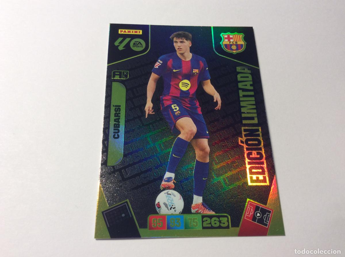 Cromos de F&uacute;tbol: Cubars&iacute; Edici&oacute;n Limitada La liga Adrenalyn XL 25/26 2025 2026 Panini