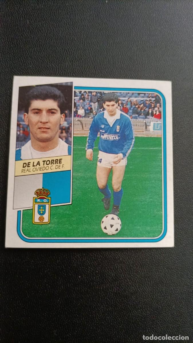 Cromos de F&uacute;tbol: CROMO DE FUTBOL LIGA ESTE DE LA TORRE OVIEDO BAJA SIN PEGAR NUNCA PEGADO 89 90 1989 1990