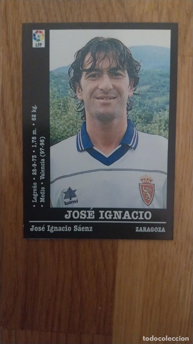 Cromos de F&uacute;tbol: JOSE IGNACIO 61A COLOCA ZARAGOZA PANINI LIGA 2000/01 00 01 NUNCA PEGADO SIN PEGAR