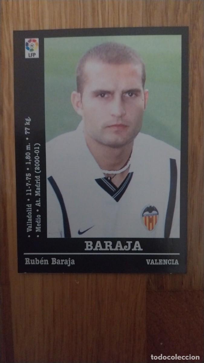Cromos de F&uacute;tbol: BARAJA VALENCIA C. F. 45A PANINI LIGA 2000 - 2001 00 01 NUNCA PEGADO SIN PEGAR