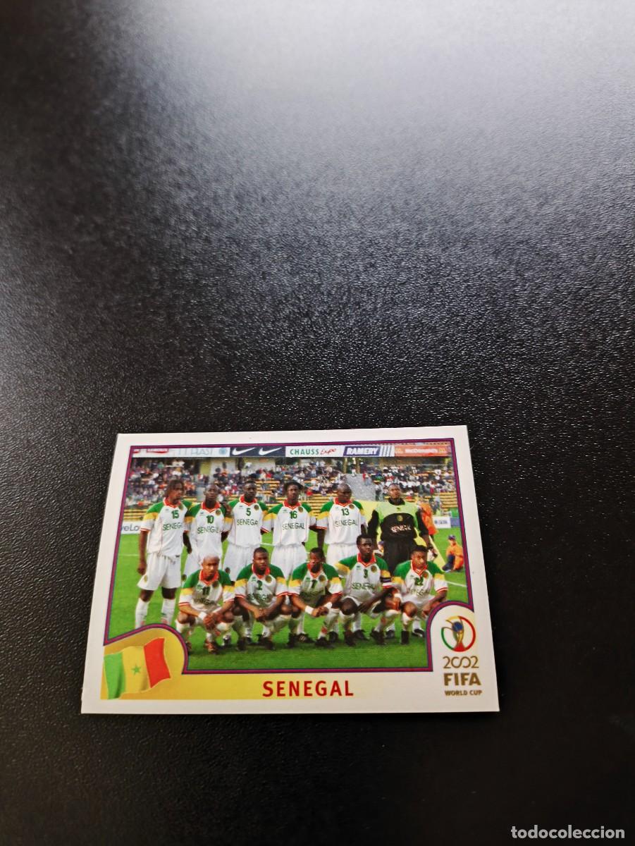 Cromos de F&uacute;tbol: 43 EQUIPO TEAM SENEGAL SIN PEGAR PANINI FIFA WORLD CUP MUNDIAL KOREA JAPAN 2002
