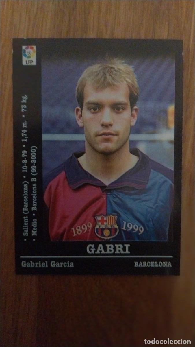 Cromos de F&uacute;tbol: GABRI FC BARCELONA n&ordm; 30A 30 PANINI SPORTS LIGA 2000 2001 SIN PEGAR 00 01