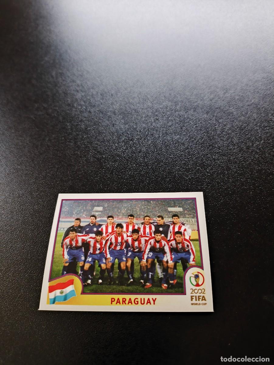 Cromos de F&uacute;tbol: 133 EQUIPO TEAM PARAGUAY SIN PEGAR PANINI FIFA WORLD CUP MUNDIAL KOREA JAPAN 2002
