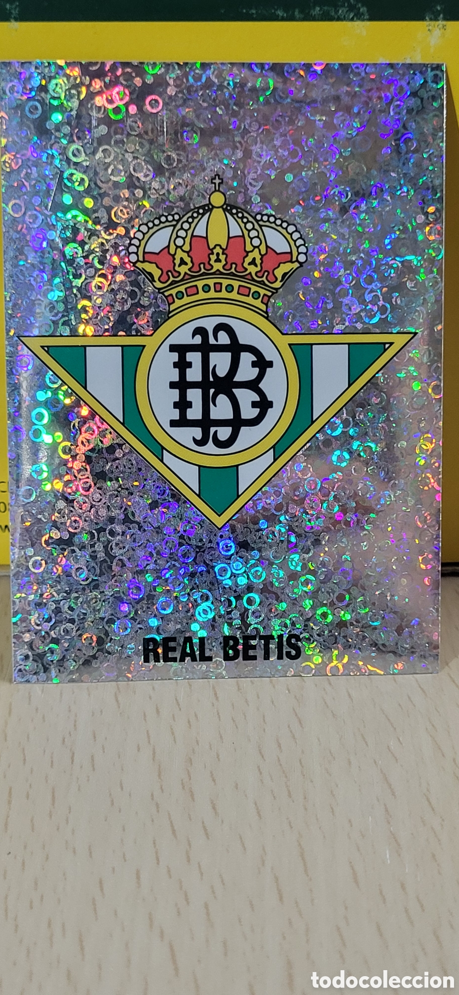 Cartes &agrave; collectionner de Football: ESCUDO REAL BETIS LIGA 95 96 DE FUTBOL PROFESIONAL PANINI
