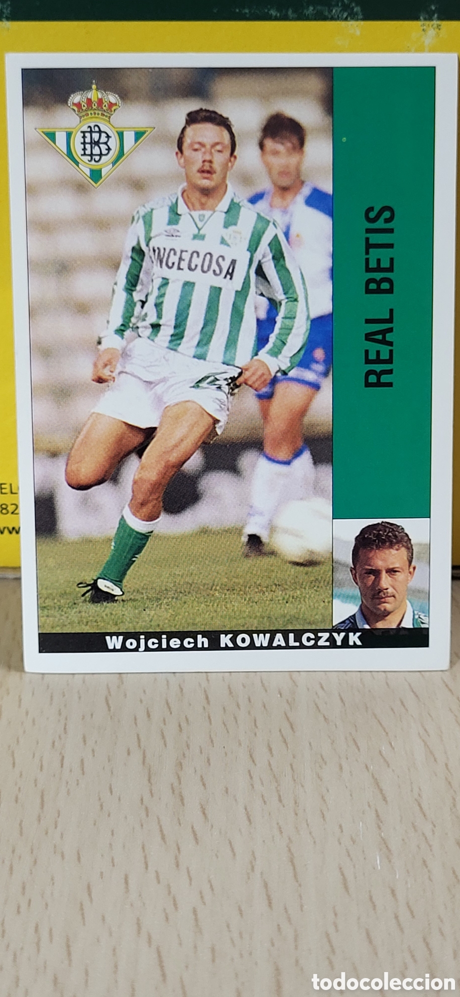 Cromos de F&uacute;tbol: WOJCIECH KOWALCZYK REAL BETIS LIGA 95 96 DE FUTBOL PROFESIONAL PANINI