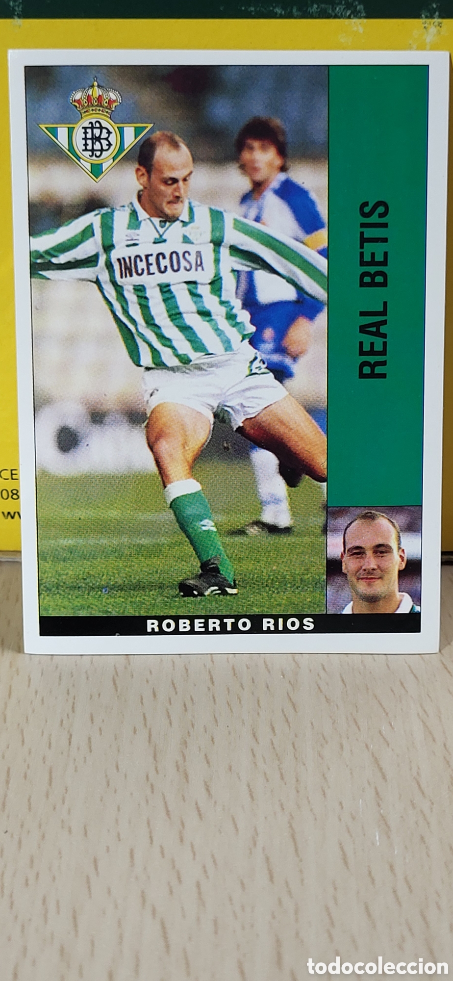 Cartes &agrave; collectionner de Football: ROBERTO RIOS REAL BETIS LIGA 95 96 DE FUTBOL PROFESIONAL PANINI