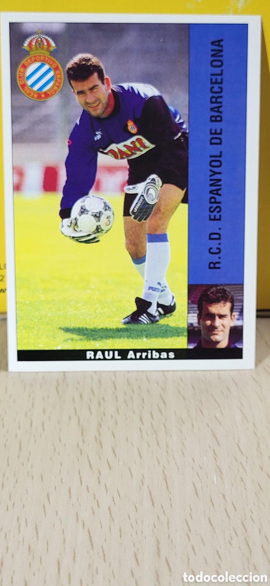 Fu&szlig;ball-Sticker: RAUL ARRIBAS RCD ESPA&Ntilde;OL ESPANYOL LIGA 95 96 DE FUTBOL PROFESIONAL PANINI