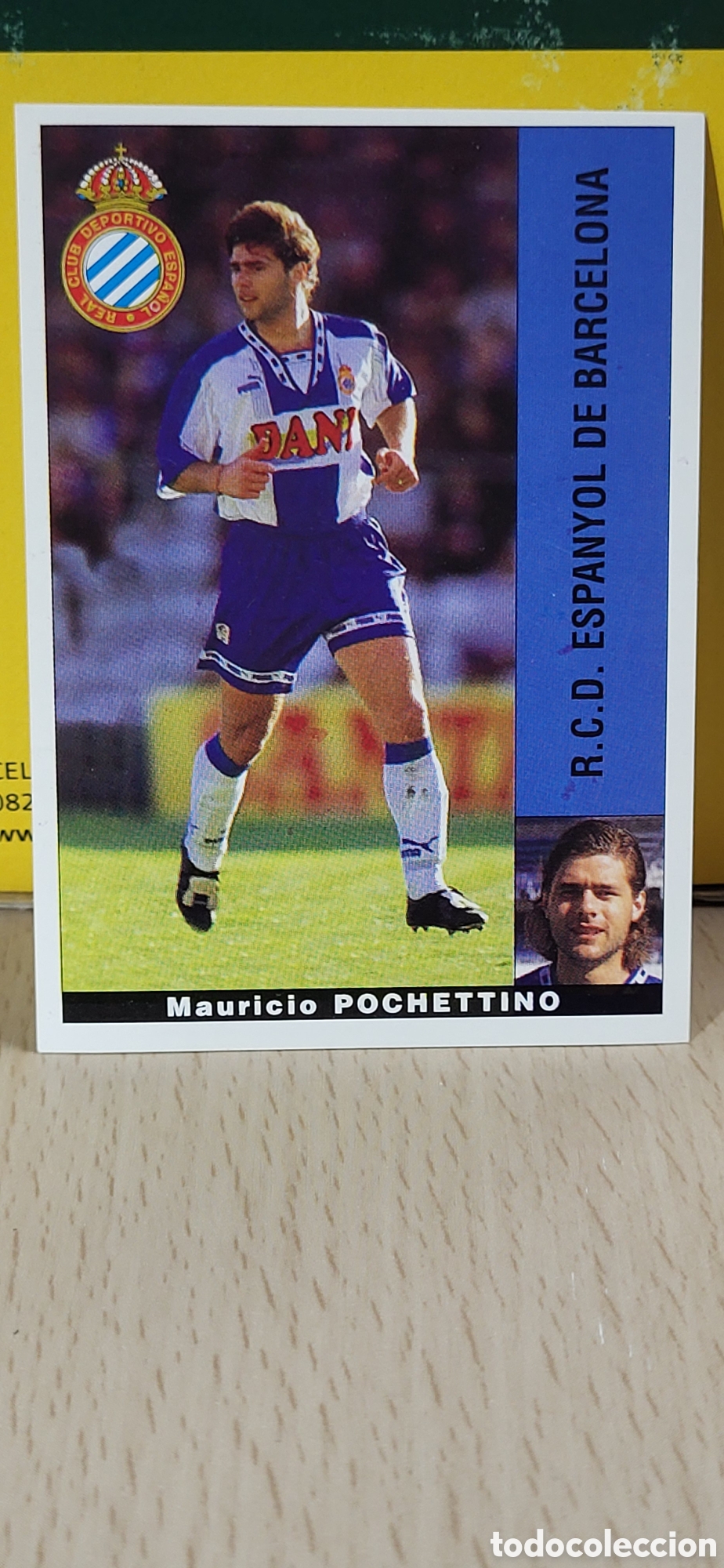 Fu&szlig;ball-Sticker: MAURICIO POCHETTINO RCD ESPA&Ntilde;OL ESPANYOL LIGA 95 96 DE FUTBOL PROFESIONAL PANINI