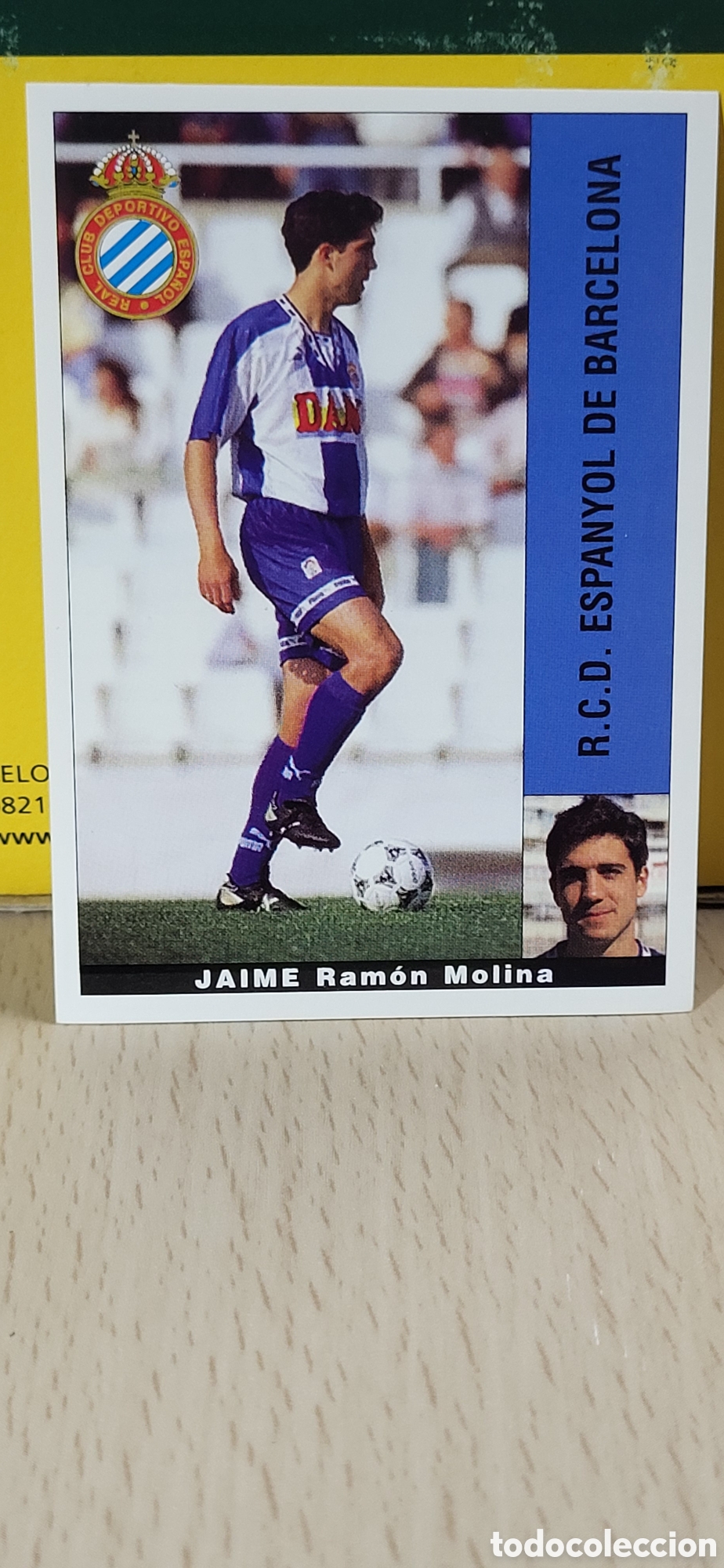 Football Stickers: JAIME RAMON MOLINA RCD ESPA&Ntilde;OL ESPANYOL LIGA 95 96 DE FUTBOL PROFESIONAL PANINI