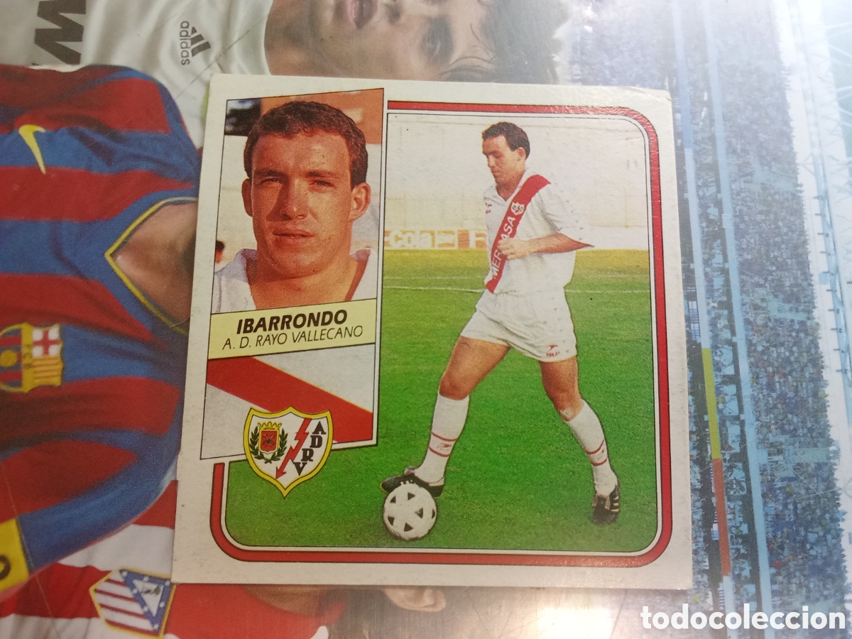 Cromos de Futebol: IBARRONDO FICHAJE 7 BIS RAYO VALLECANO LIGA ESTE 89 90 DESPEGADO