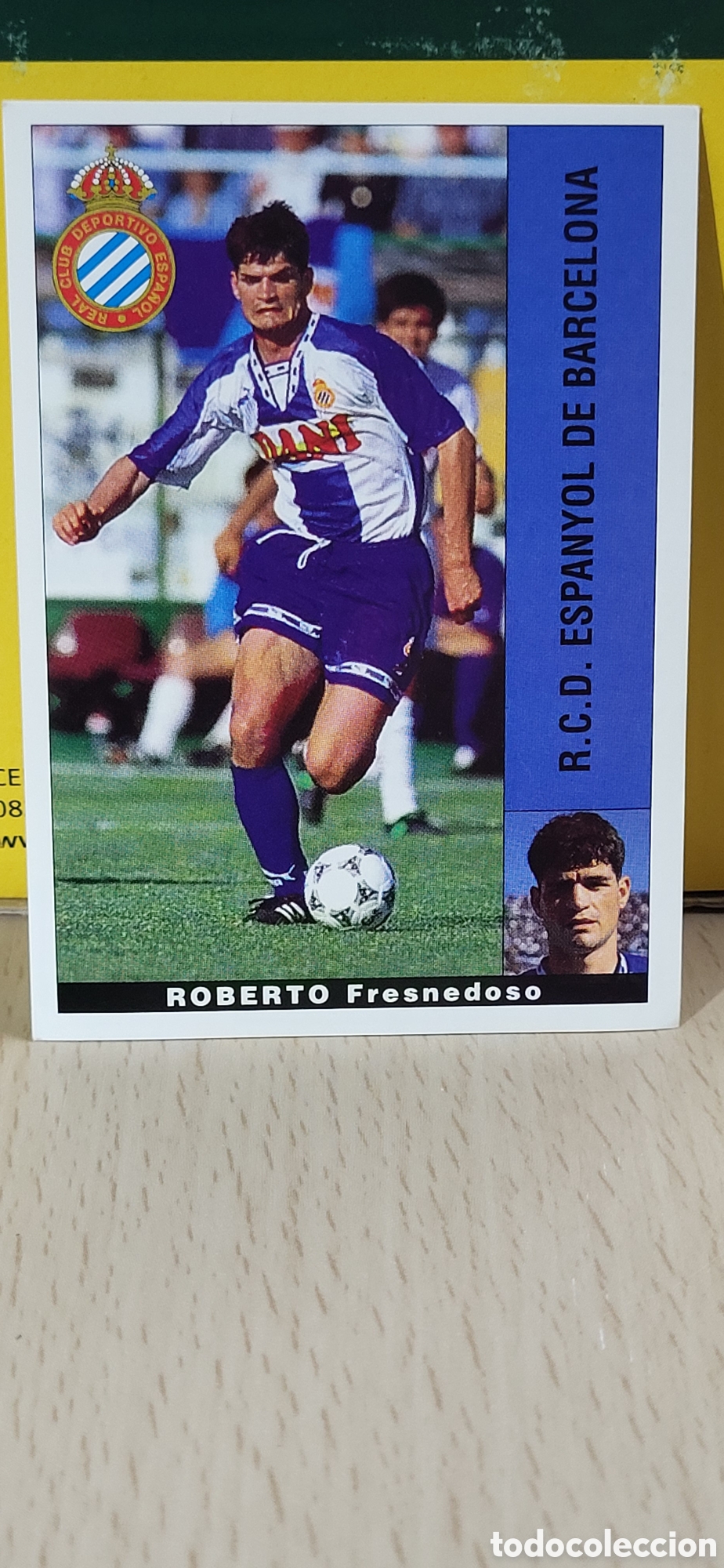 Cromos de Futebol: ROBERTO FRESNEDOSO RCD ESPA&Ntilde;OL ESPANYOL LIGA 95 96 DE FUTBOL PROFESIONAL PANINI