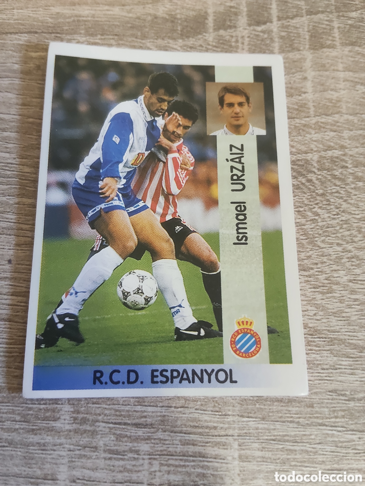 Cromos de F&uacute;tbol: Panini liga 1996 1997 96 97 63 Urzaiz baja Espanyol