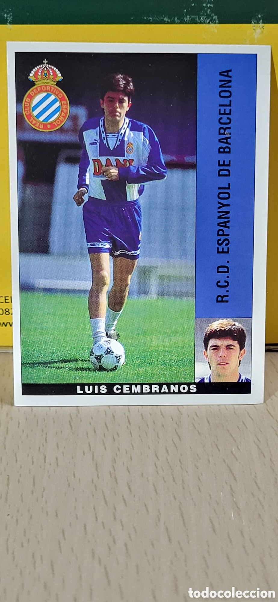 Cromos de Futebol: LUIS CEMBRANOS RCD ESPA&Ntilde;OL ESPANYOL LIGA 95 96 DE FUTBOL PROFESIONAL PANINI
