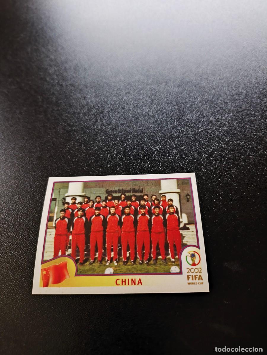 Cromos de F&uacute;tbol: 205 EQUIPO TEAM CHINA SIN PEGAR PANINI FIFA WORLD CUP MUNDIAL KOREA JAPAN 2002