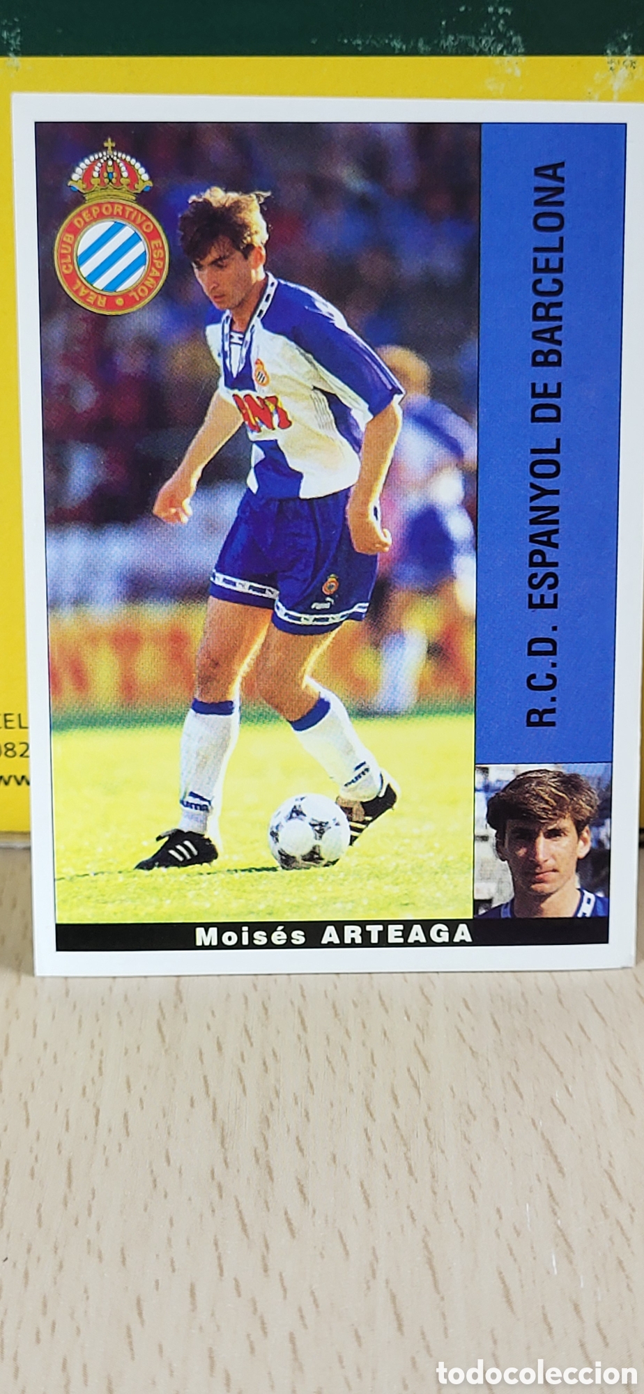 Cromos de Futebol: MOISES ARTEAGA RCD ESPA&Ntilde;OL ESPANYOL LIGA 95 96 DE FUTBOL PROFESIONAL PANINI