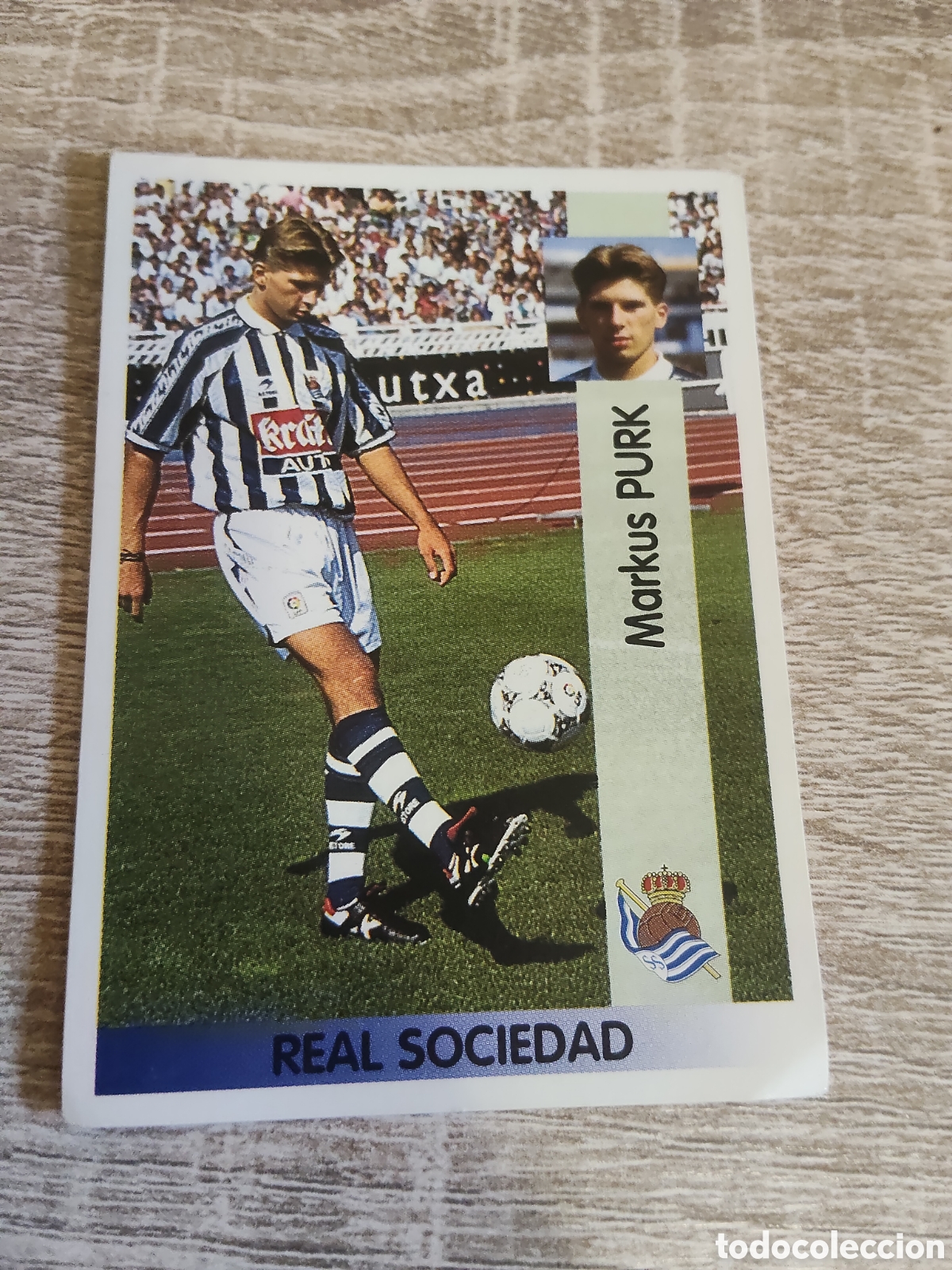 Cromos de Futebol: Panini liga 1996 1997 96 97 110 Purk baja Real Sociedad