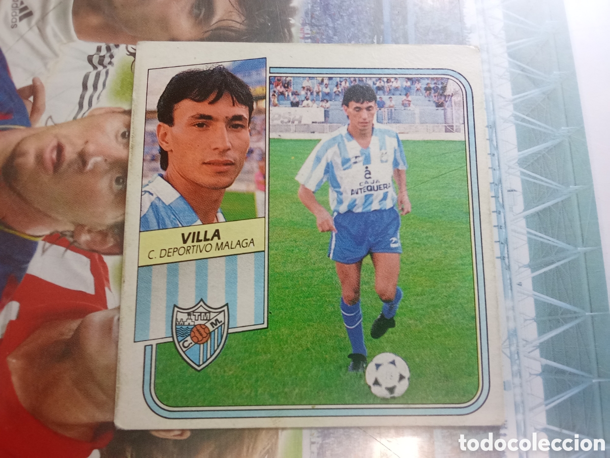 Cromos de Futebol: VILLA FICHAJE 23 MALAGA LIGA ESTE 89 90 DESPEGADO