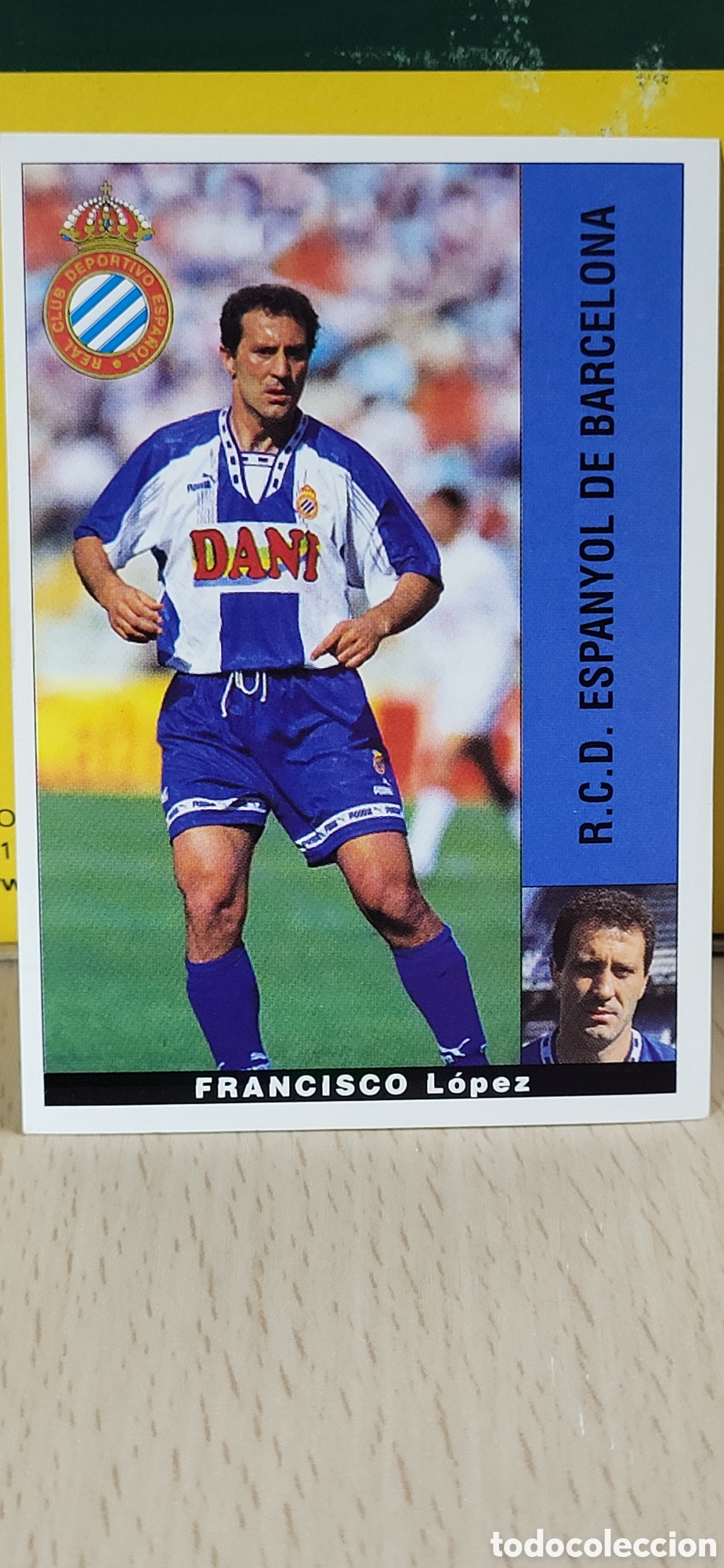 Cromos de Futebol: FRANCISCO LOPEZ RCD ESPA&Ntilde;OL ESPANYOL LIGA 95 96 DE FUTBOL PROFESIONAL PANINI