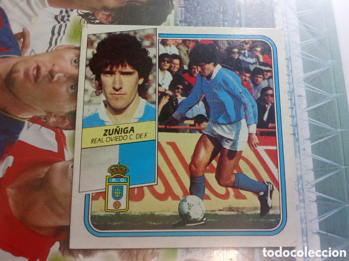 Cromos de Futebol: ZU&Ntilde;IGA FICHAJE 8 OVIEDO LIGA ESTE 89 90 DESPEGADO
