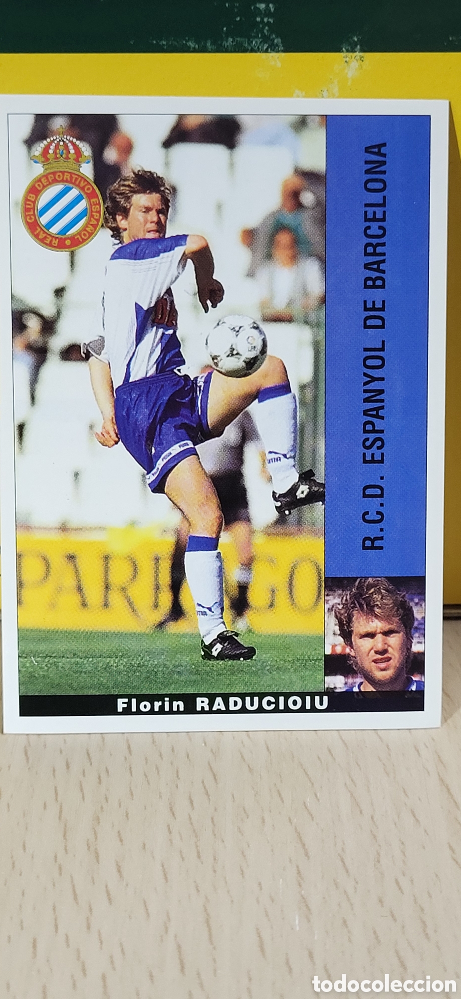 Cromos de Futebol: FLORIN RADUCIOIU RCD ESPA&Ntilde;OL ESPANYOL LIGA 95 96 DE FUTBOL PROFESIONAL PANINI