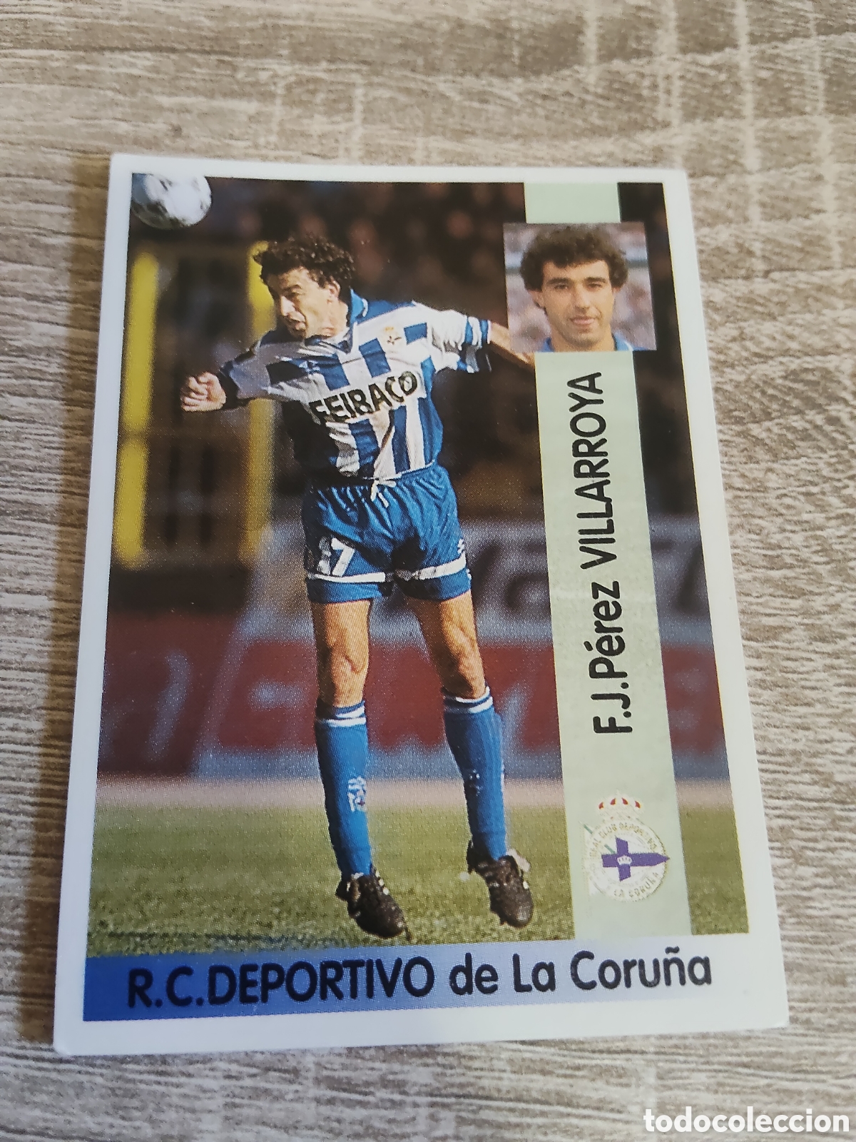 Cromos de Futebol: Panini liga 1996 1997 96 97 130 Villarroya baja Deportivo de la Coru&ntilde;a