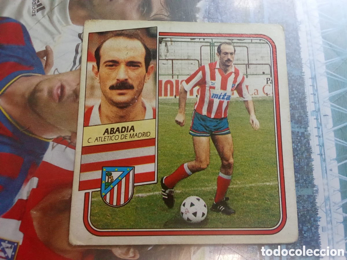 Cromos de Futebol: ABADIA FICHAJE 4 AT MADRID LIGA ESTE 89 90 DESPEGADO