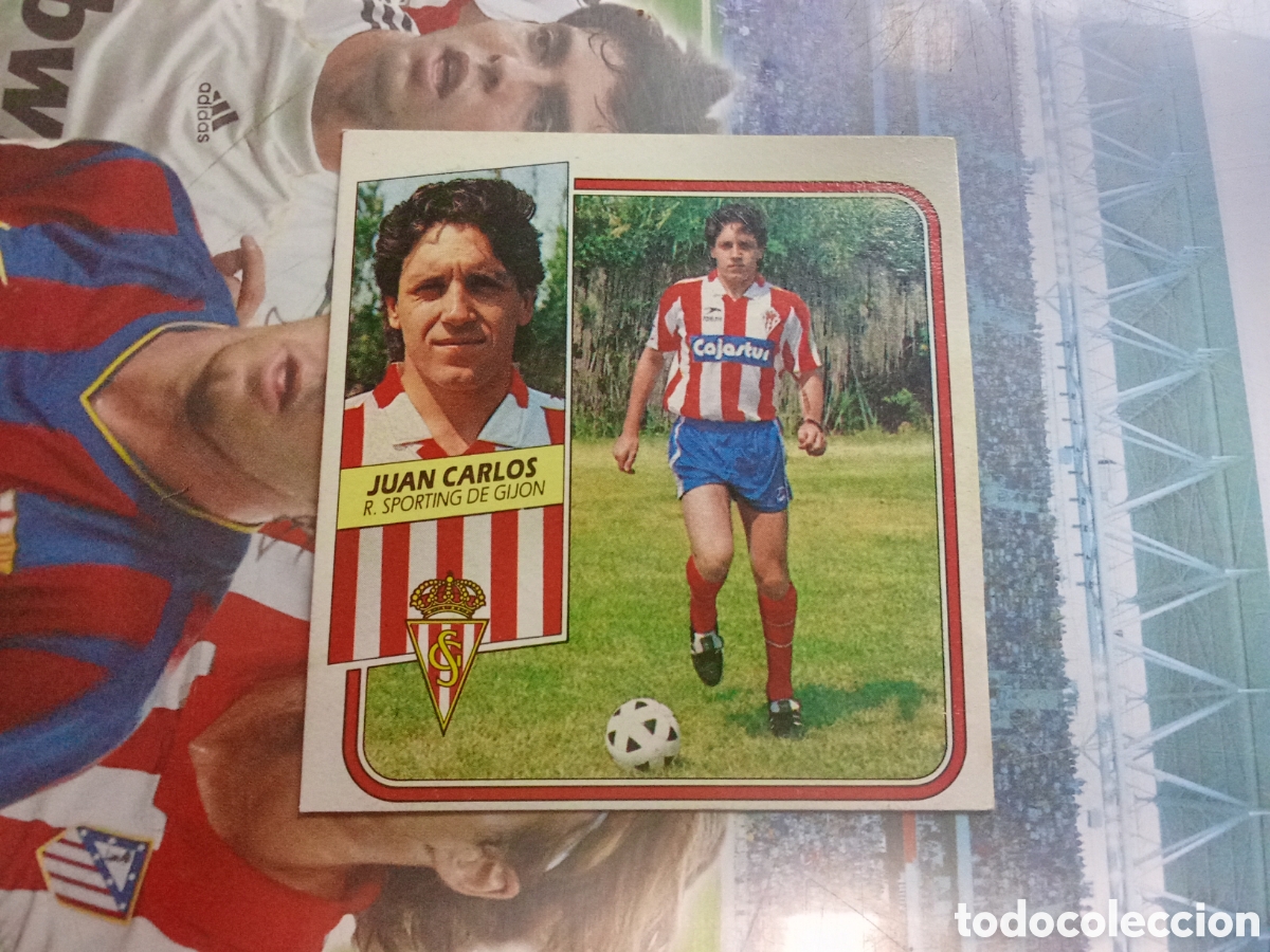Cromos de Futebol: JUAN CARLOS FICHAJE 3 GIJON LIGA ESTE 89 90 DESPEGADO