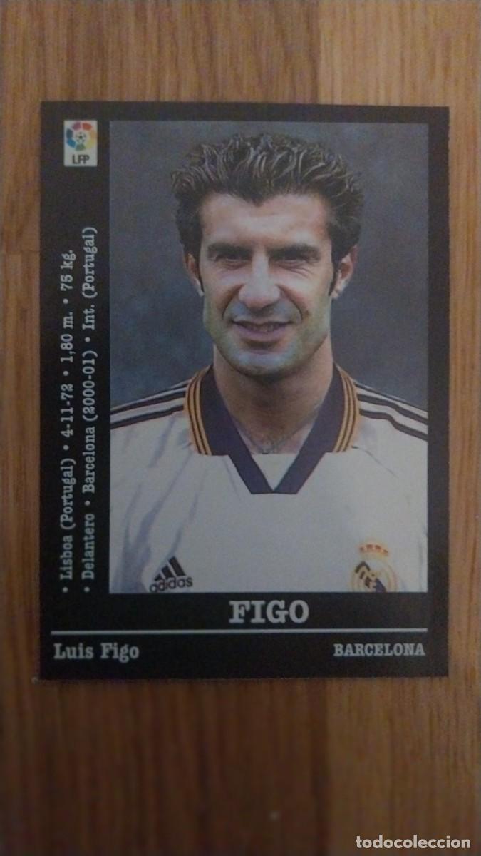 Cromos de F&uacute;tbol: LUIS FIGO REAL MADRID ERROR BARCELONA 84a PANINI LIGA 2000 2001 00 01 NUNCA PEGADO SIN PEGAR
