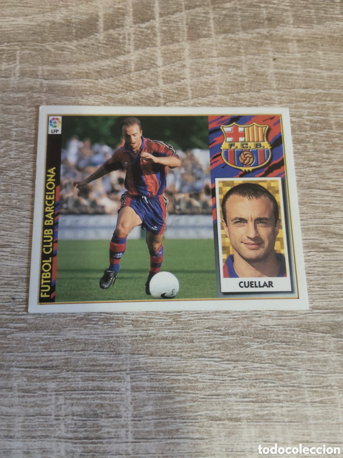 Cromos de F&uacute;tbol: Cu&eacute;llar baja Barcelona liga 1997 1998 97 98 ediciones este
