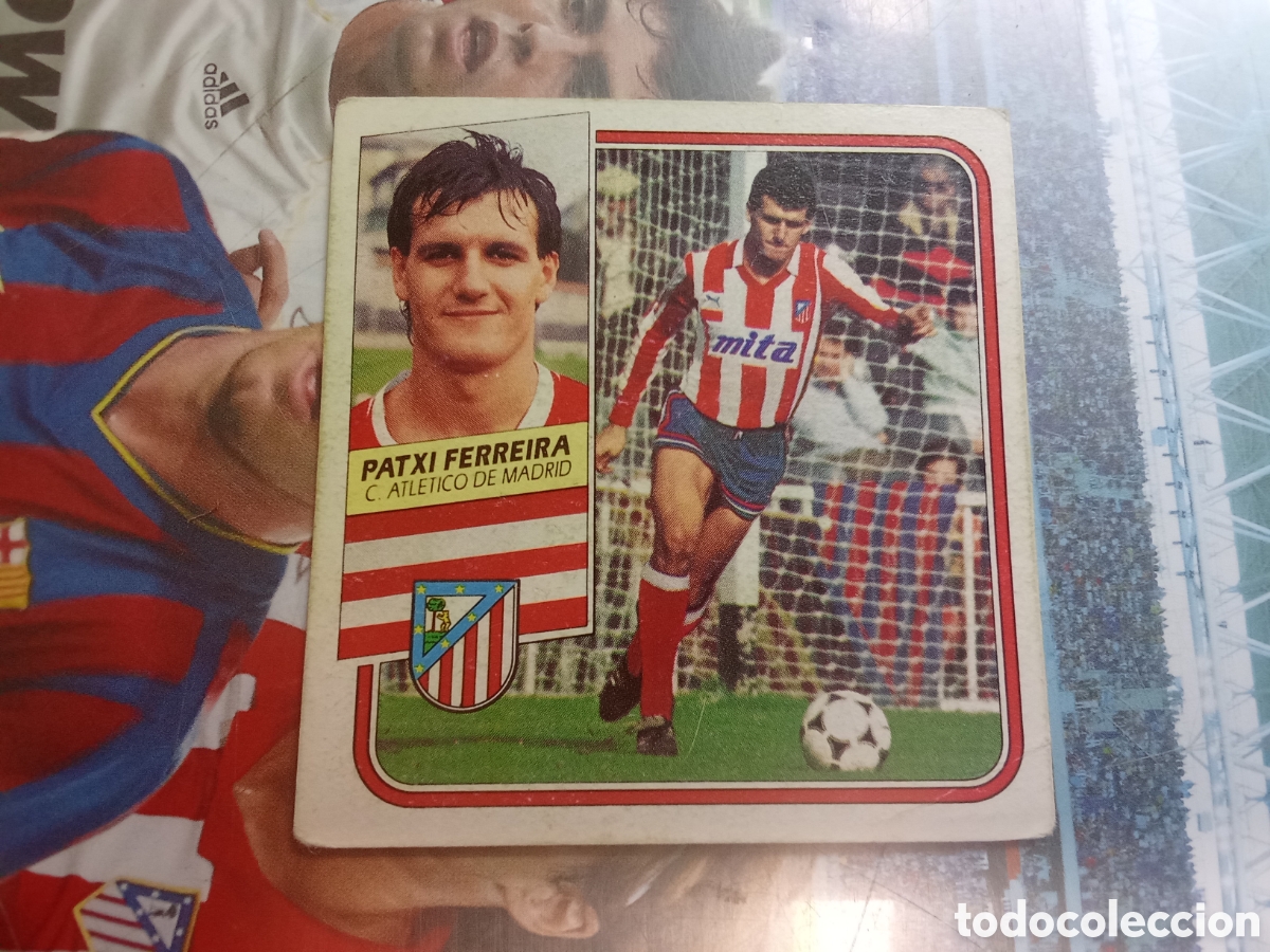 Fu&szlig;ball-Sticker: FERREIRA FICHAJE 10 AT MADRID LIGA ESTE 89 90 DESPEGADO