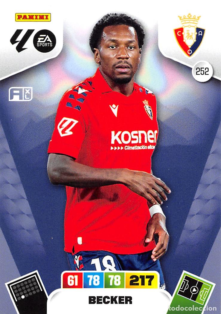 Cromos de F&uacute;tbol: PANINI ADRENALYN 25/26 2025/2026 #252 BECKER (C.A. OSASUNA)