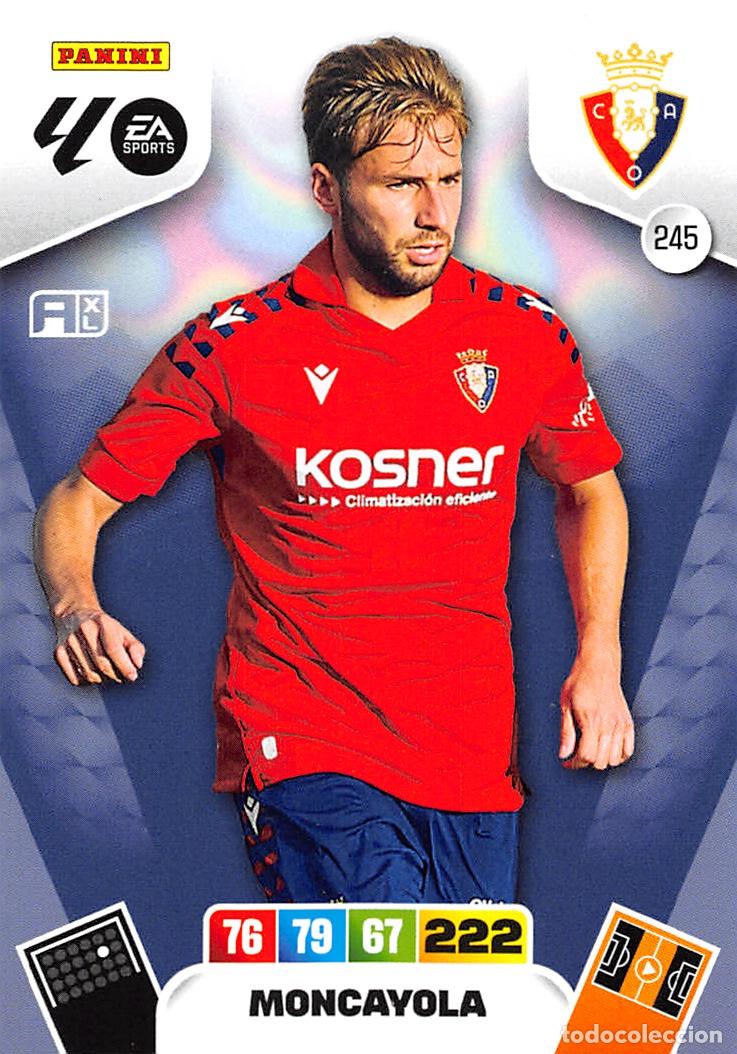 Cromos de F&uacute;tbol: PANINI ADRENALYN 25/26 2025/2026 #245 MONCAYOLA (C.A. OSASUNA)