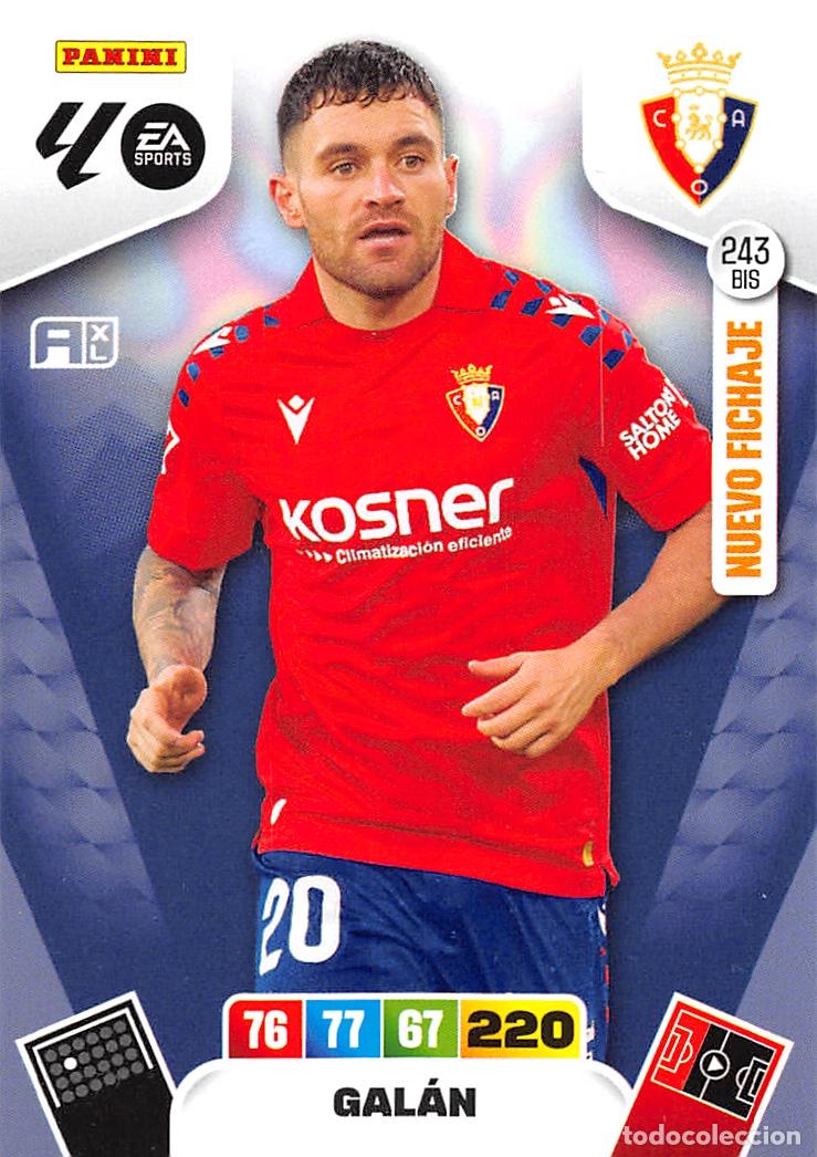 Cromos de F&uacute;tbol: PANINI ADRENALYN 25/26 2025/2026 #243 BIS GALAN (C.A. OSASUNA)