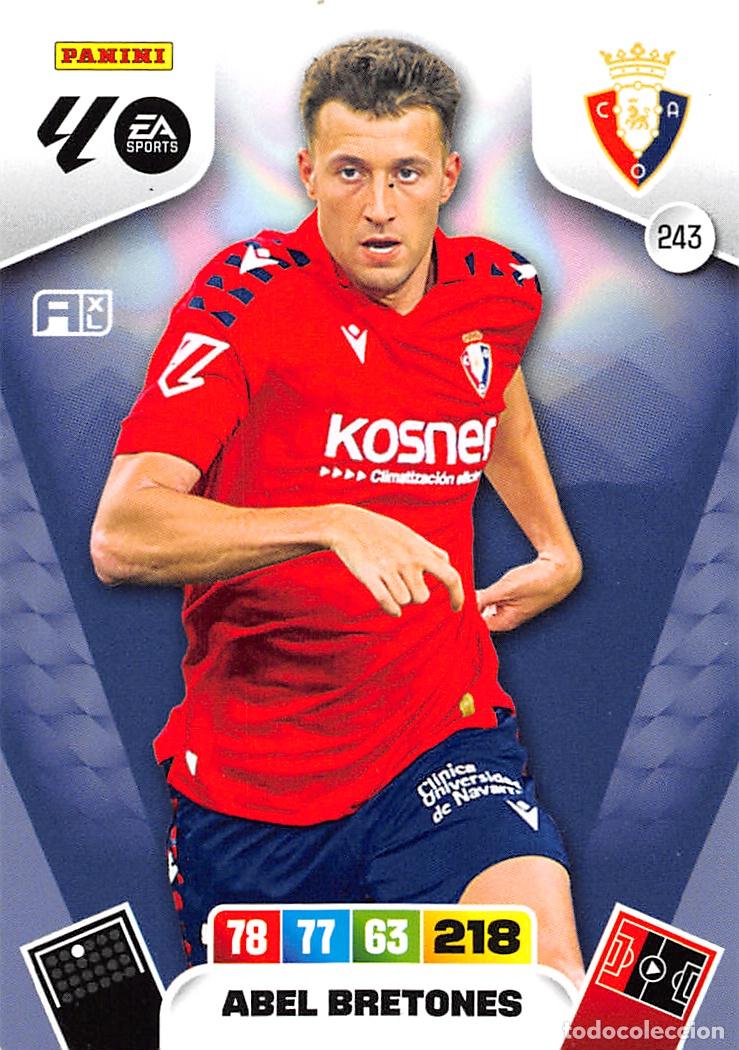 Cromos de F&uacute;tbol: PANINI ADRENALYN 25/26 2025/2026 #243 ABEL BRETONES (C.A. OSASUNA)