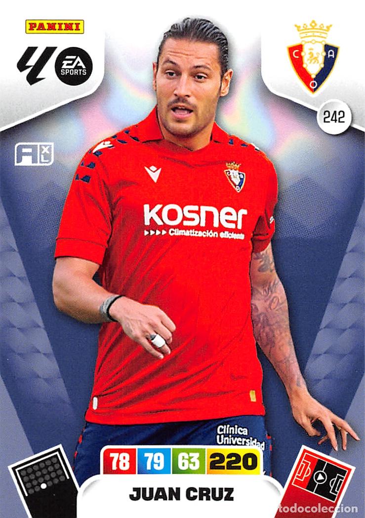 Cromos de F&uacute;tbol: PANINI ADRENALYN 25/26 2025/2026 #242 JUAN CRUZ (C.A. OSASUNA)