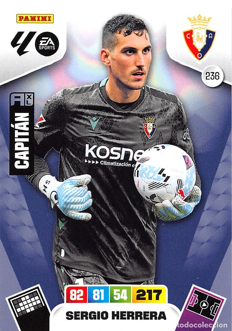 Cromos de F&uacute;tbol: PANINI ADRENALYN 25/26 2025/2026 #236 SERGIO HERRERA (C.A. OSASUNA)