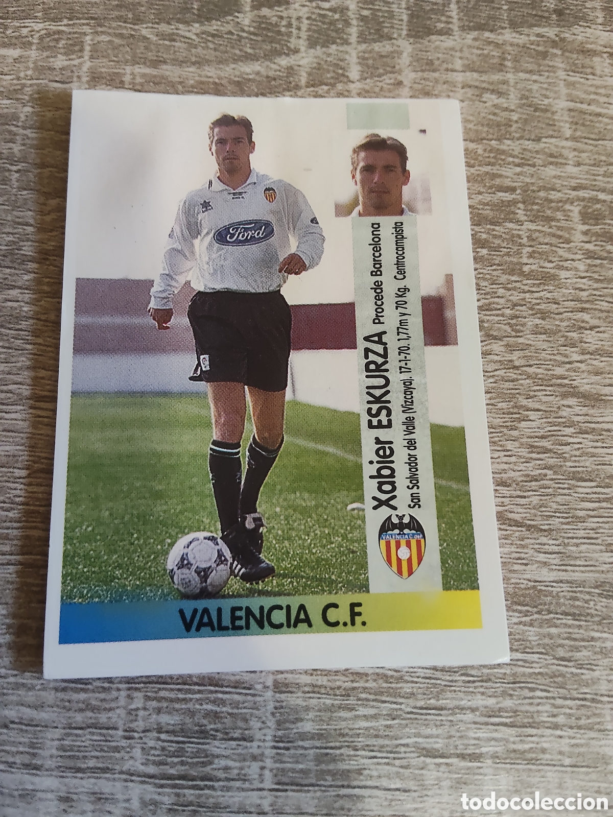 Cromos de F&uacute;tbol: Panini liga 1996 1997 96 97 31 A Eskurza Valencia