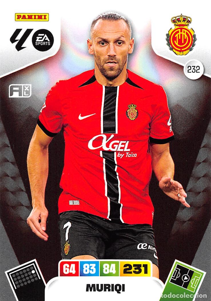 Cromos de F&uacute;tbol: PANINI ADRENALYN 25/26 2025/2026 #232 MURIQI (R.C.D. MALLORCA)