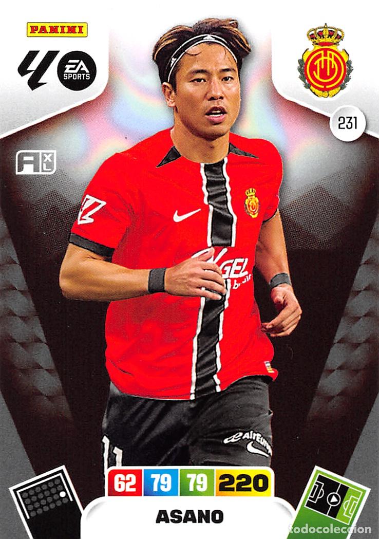 Cromos de F&uacute;tbol: PANINI ADRENALYN 25/26 2025/2026 #231 ASANO (R.C.D. MALLORCA)