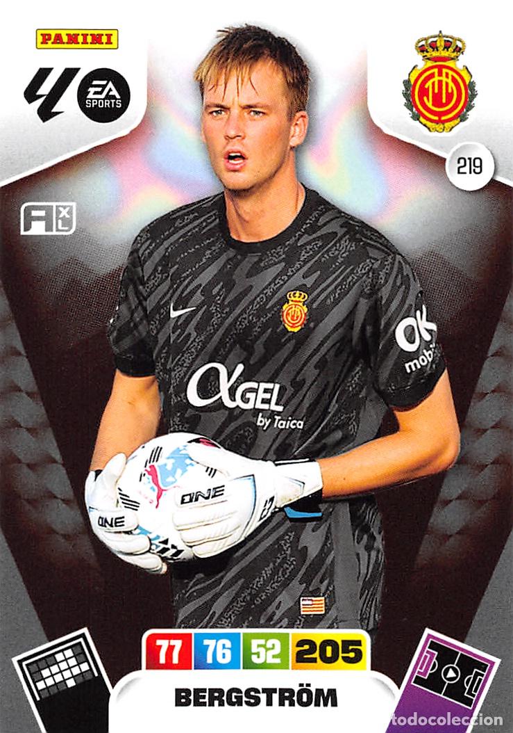 Cromos de F&uacute;tbol: PANINI ADRENALYN 25/26 2025/2026 #219 BERGSTROM (R.C.D. MALLORCA)