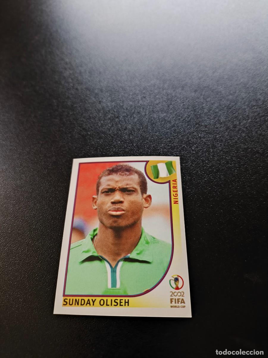 Cromos de F&uacute;tbol: 412 Sunday Oliseh NIGERIA SIN PEGAR PANINI FIFA WORLD CUP MUNDIAL KOREA JAPAN 2002