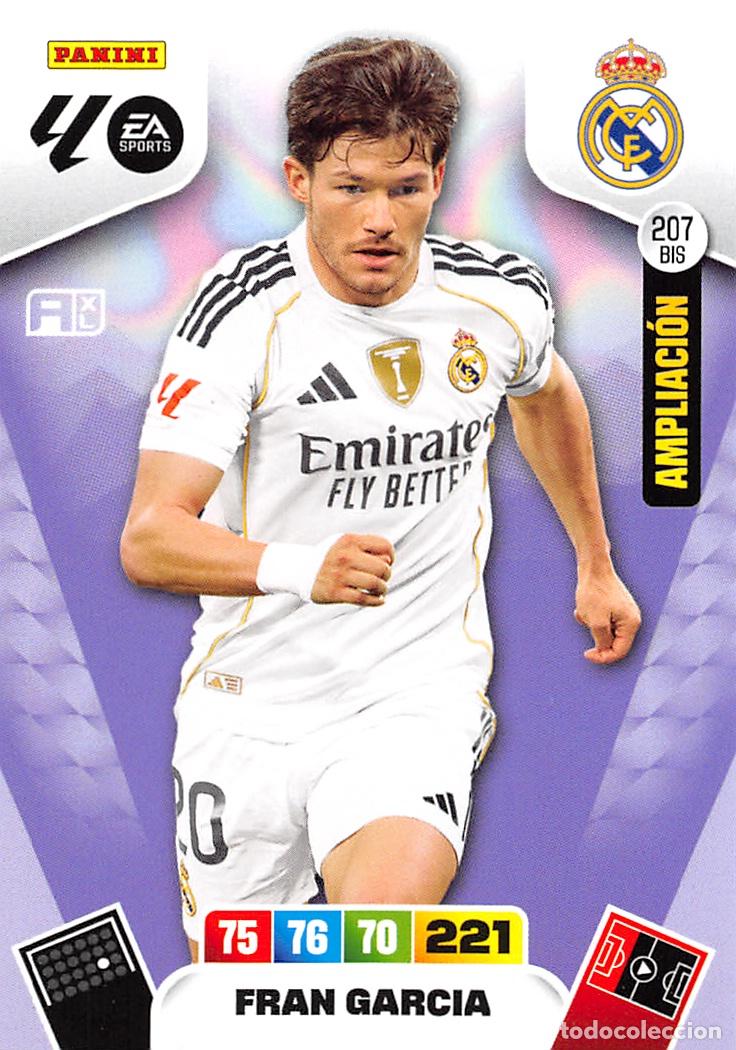 Cromos de F&uacute;tbol: PANINI ADRENALYN 25/26 2025/2026 #207 BIS FRAN GARCIA (REAL MADRID)