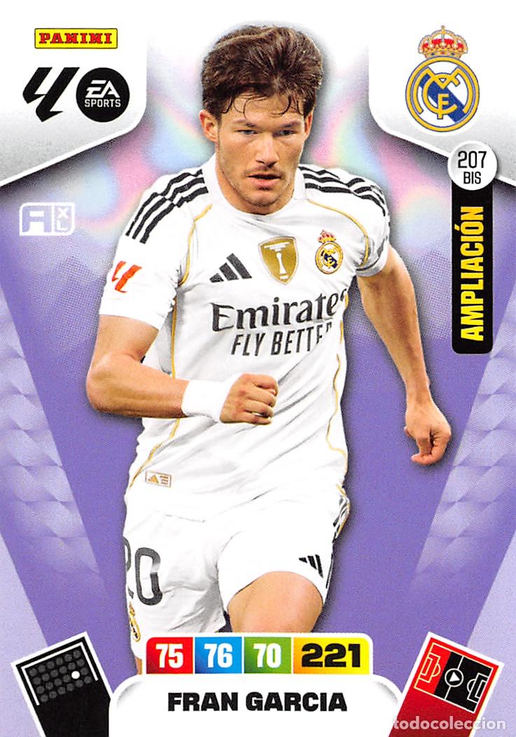 Cromos de F&uacute;tbol: PANINI ADRENALYN 25/26 2025/2026 #207 BIS FRAN GARCIA (REAL MADRID)