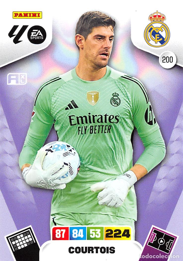 Cromos de F&uacute;tbol: PANINI ADRENALYN 25/26 2025/2026 #200 COURTOIS (REAL MADRID)