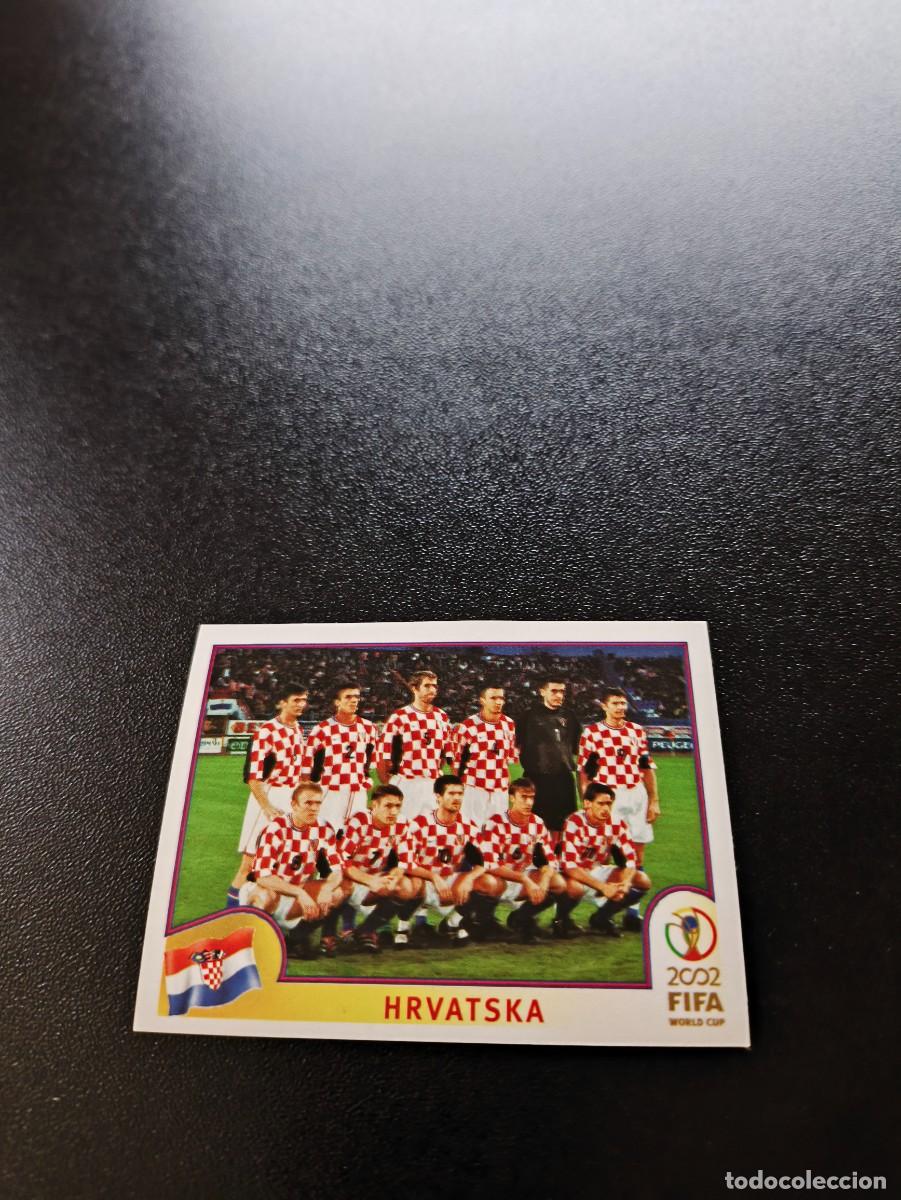 Cromos de F&uacute;tbol: 475 TEAM EQUIPO CROACIA CROATIA SIN PEGAR PANINI FIFA WORLD CUP MUNDIAL KOREA JAPAN 2002
