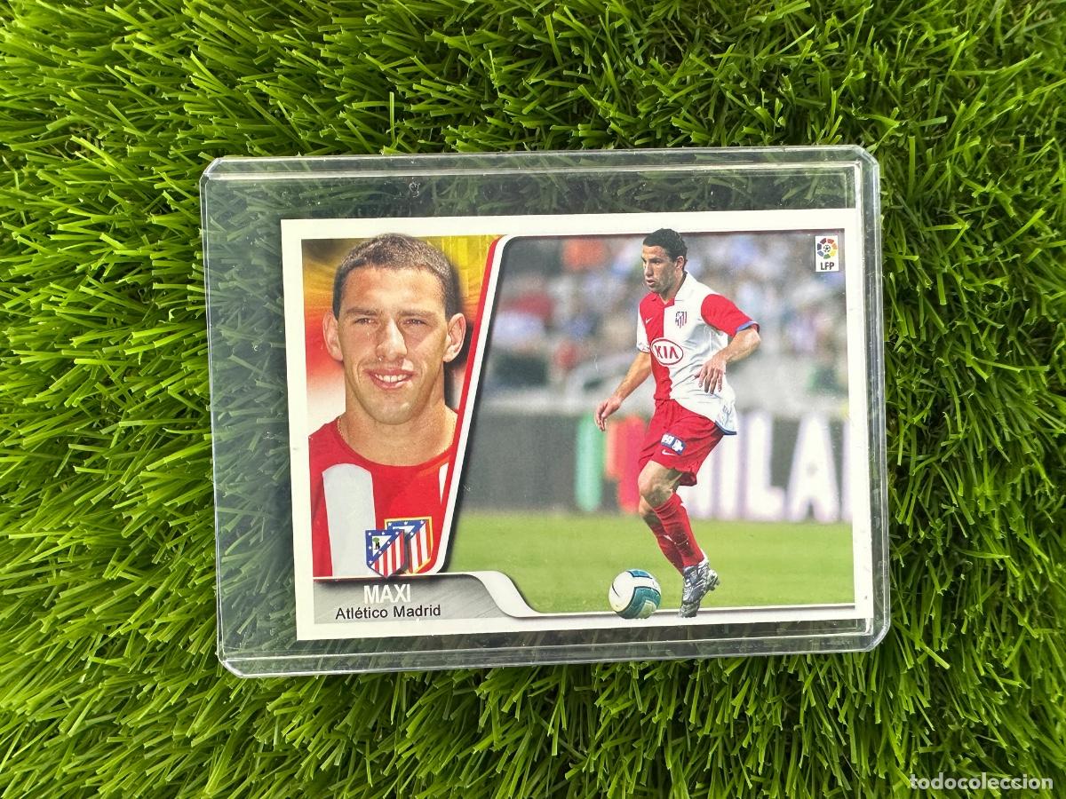 Cromos de F&uacute;tbol: N&ordm; 123 Maxi Atl&eacute;tico de Madrid Ediciones Estadio Liga 07 08