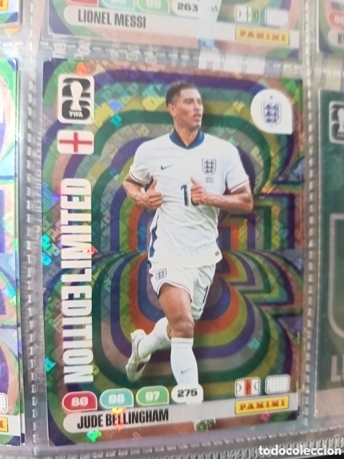 Cromos de F&uacute;tbol: Bellingham EDICION LIMITADA ADRENALYN MUNDIAL FIFA WORLD CUP 26 2026 PANINI