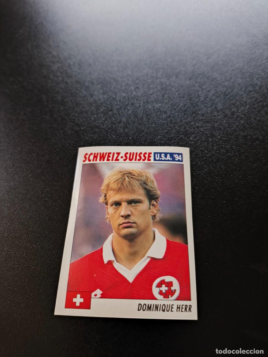 Cromos de F&uacute;tbol: 24 Dominique Herr SUIZA SWISS SIN PEGAR ITALY SL FIFA WORLD CUP MUNDIAL USA 1994 NO PANINI