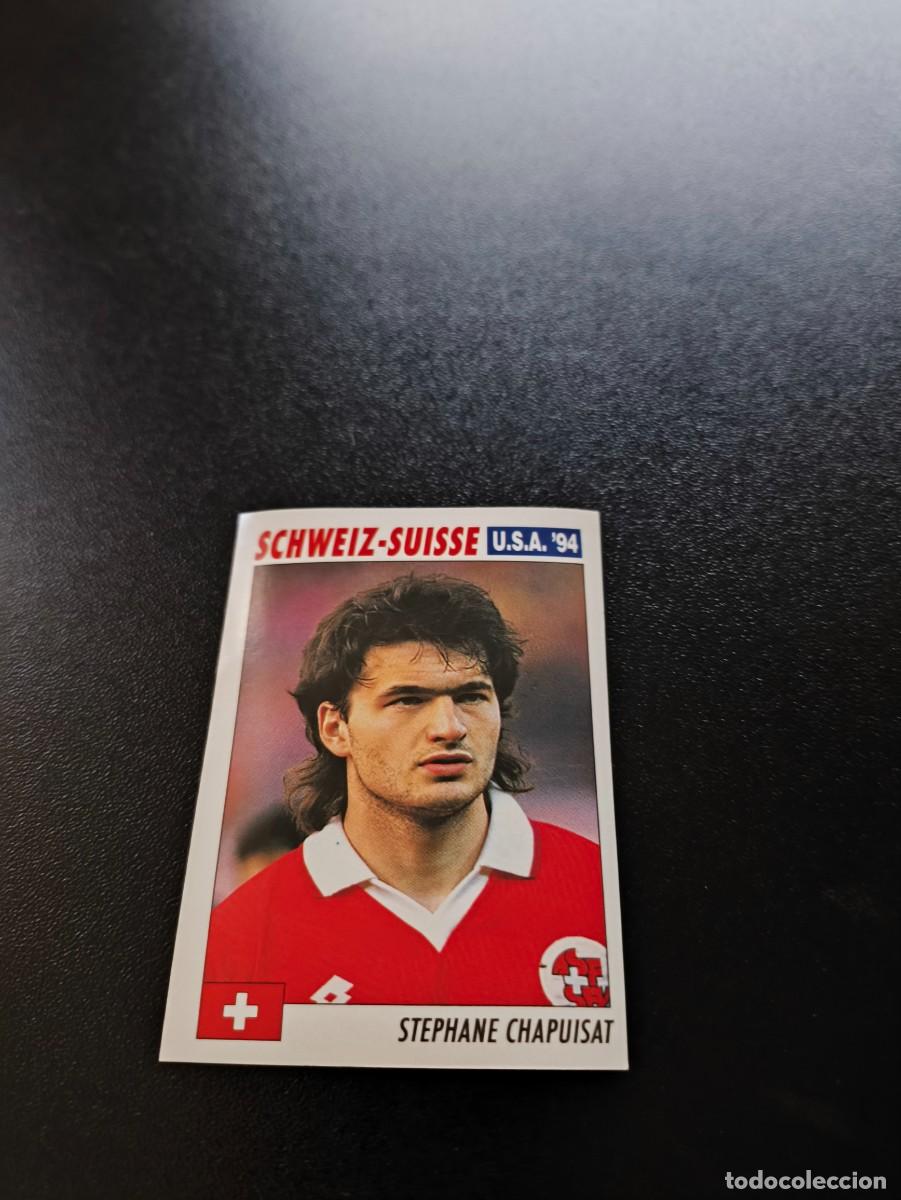 Cromos de F&uacute;tbol: 34 Stephane Chapuisat SUIZA SWISS SIN PEGAR ITALY SL FIFA WORLD CUP MUNDIAL USA 1994 NO PANINI