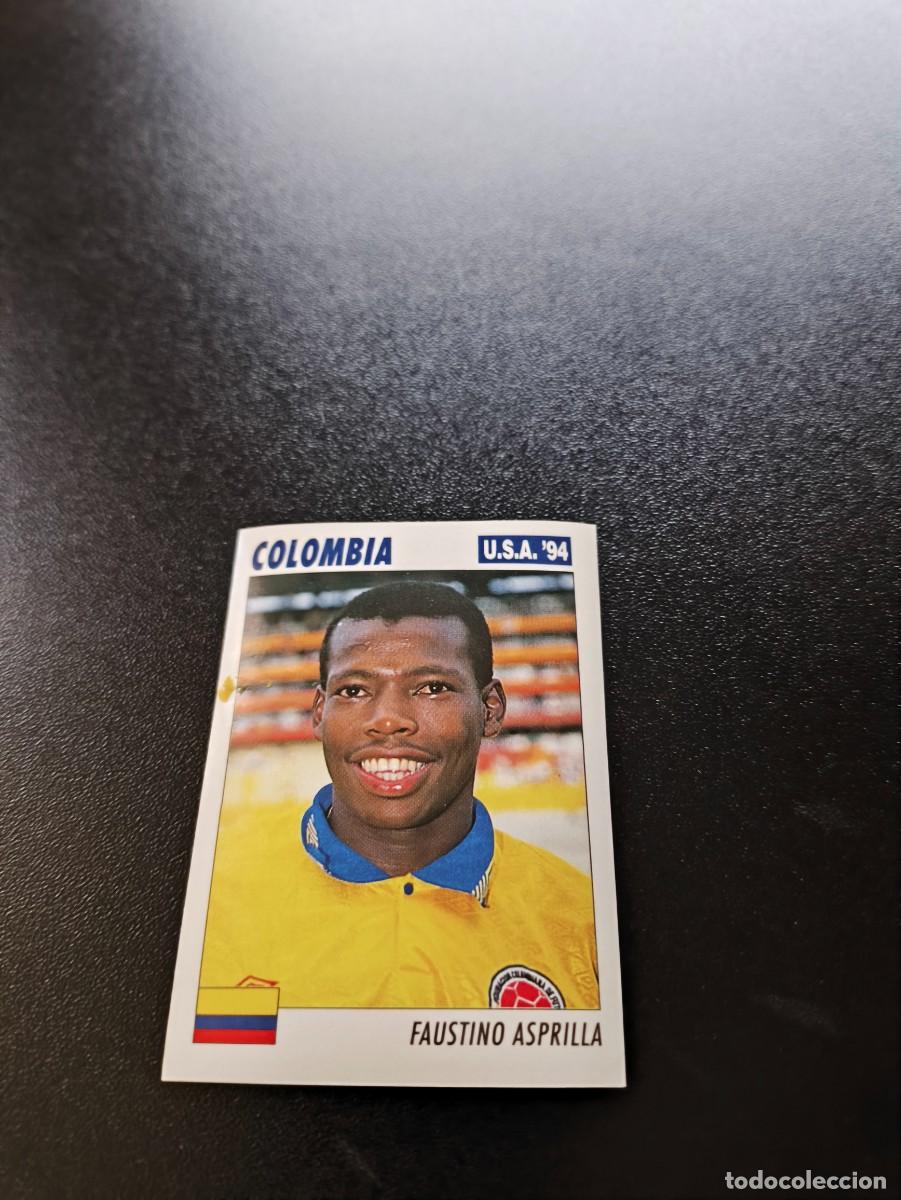 Cromos de F&uacute;tbol: 53 Faustino Asprilla COLOMBIA SIN PEGAR ITALY SL FIFA WORLD CUP MUNDIAL USA 1994 NO PANINI